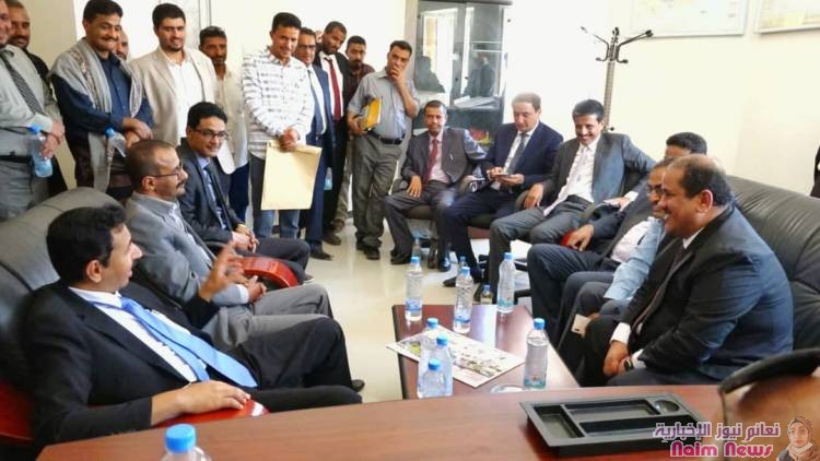  وزير النفط يضع حجر الاساس لمشروع مبنى شركة النفط اليمنية بشبوة .