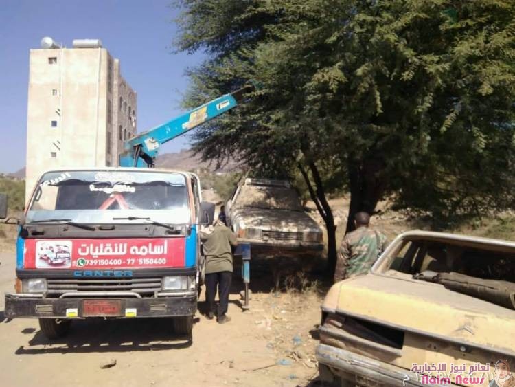 استمرار حملة إزالة العشوائيات من شوارع المدينة