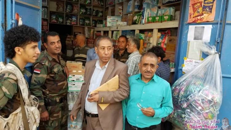 زيارة تفقدية للرقابه علىعلى السلع