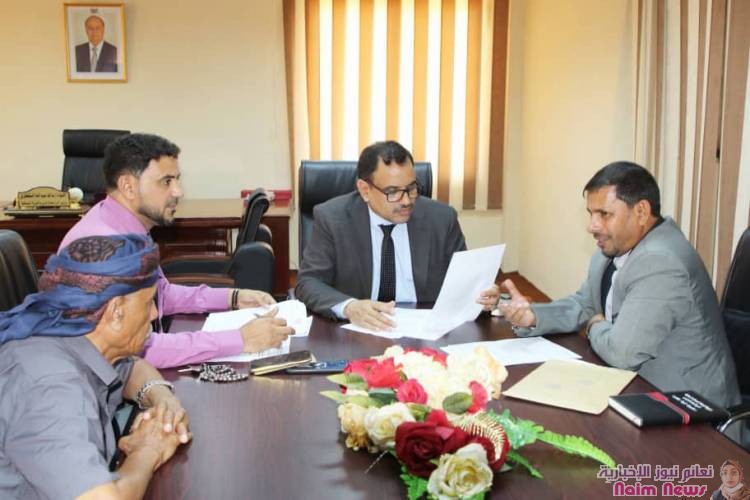 وزير الزراعة والثروة السمكية يلتقي مدراء فروع هيئة المصائد في سقطرى وشبوة