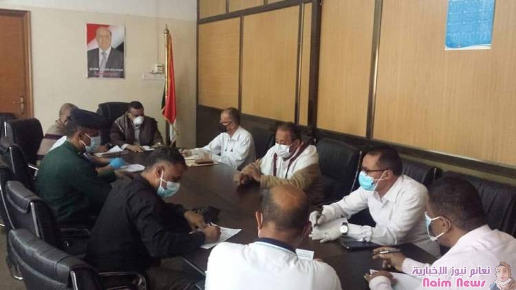 لجنه طوارئ تعز تقر تشكيل لجنة فنية طبية لمراجعة الإجراءات العلاجية لمرضى كورونا .