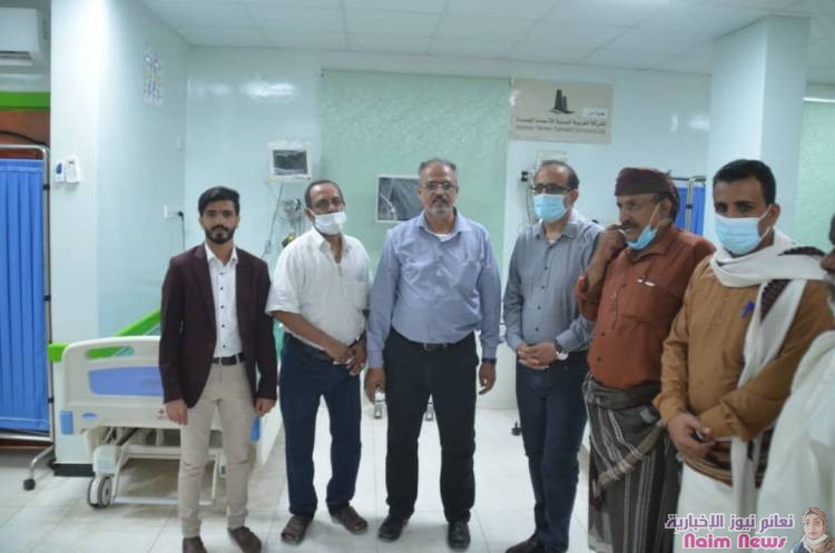 دشن استلام اجهزة وخدمات اخرى بقيمة 198مليون ريال. الوزير بحيبح يزور المستشفى التخصصي والخيري لامراض الكلى بعزان شبوة.