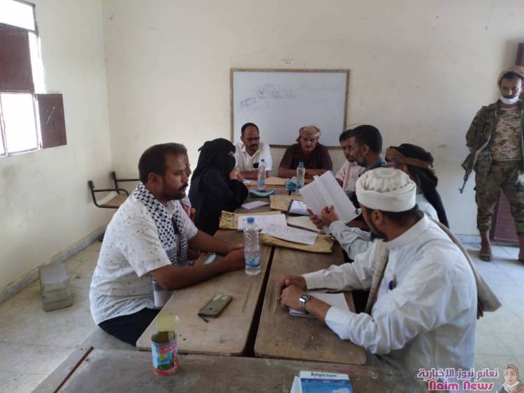 _تدشين امتحانات انها المرحلة الثانوية بعدد من مراكز الامتحانات في مديرية نصاب_*