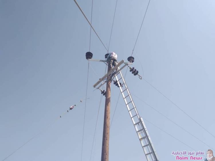 الوكيل الطوسلي يشيد بجهود اعادة التيار الكهربائي لعدد من قرى مديريتي الصعيد ونصاب.