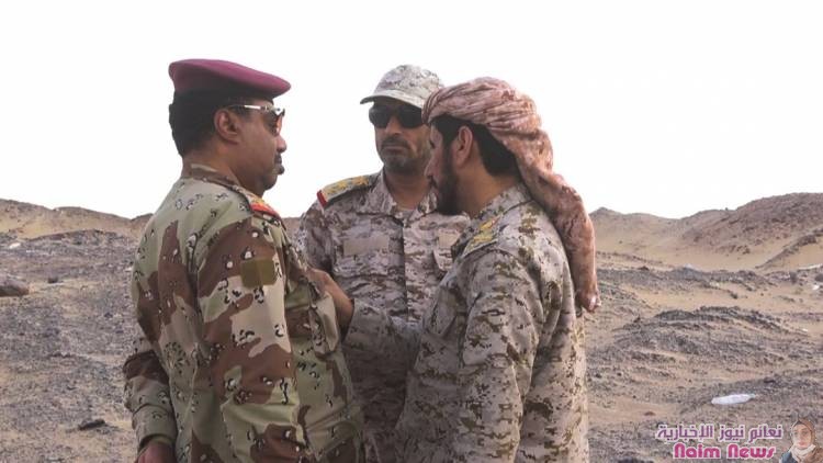 رئيس هيئة الأركان يتفقد سير العمليات القتالية بمحافظة الجوف