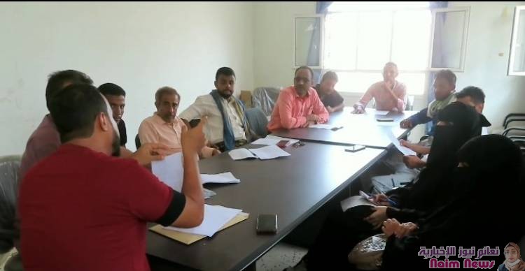 مدير عام الهيئة العامة للموارد المائية بمحافظة أبين يناقش آلية تنفيذ خطة جودة المياه