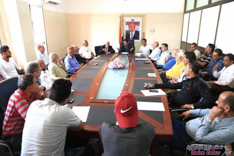 اجتماع بين مكتب الشباب والرياضة ورؤساء فروع الاتحادات الرياضية والأندية يقر تدشين النشاط الرياضي في تعز 
