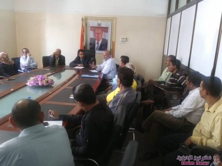 اجتماع بين مكتب الشباب والرياضة ورؤساء فروع الاتحادات الرياضية والأندية يقر تدشين النشاط الرياضي في تعز 