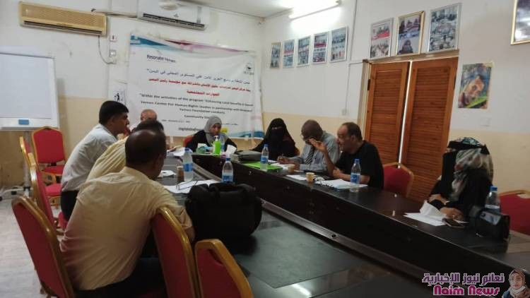 الاجتماع الحواري بمديرية صيرة والخاص بموضوع الدفاع المدني.. وبحضور مدير مصلحة الدفاع المدني بالمحافظة  يتناول ابر الصعوبات والتحديات.. وواجبات الجهات المعنية في معالجتها