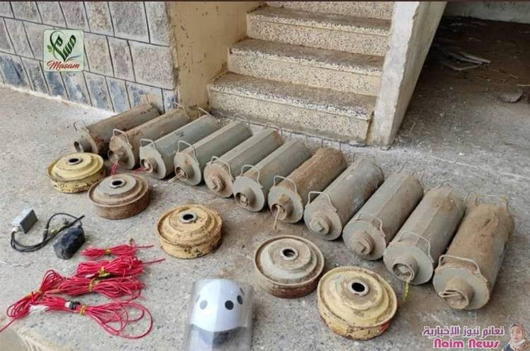 تطهير مدرسة أبوبكر الصديق من الالغام