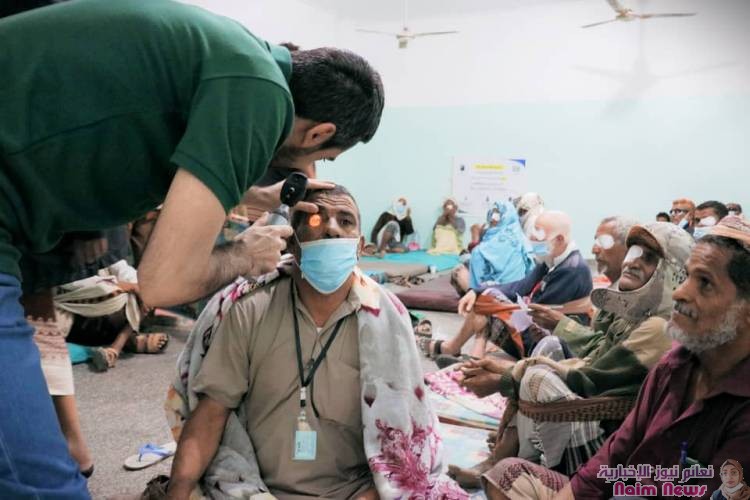 اختتام المخيم المجاني للعيون رقم ١١٨  بمستشفى محنف مديرية لودر*