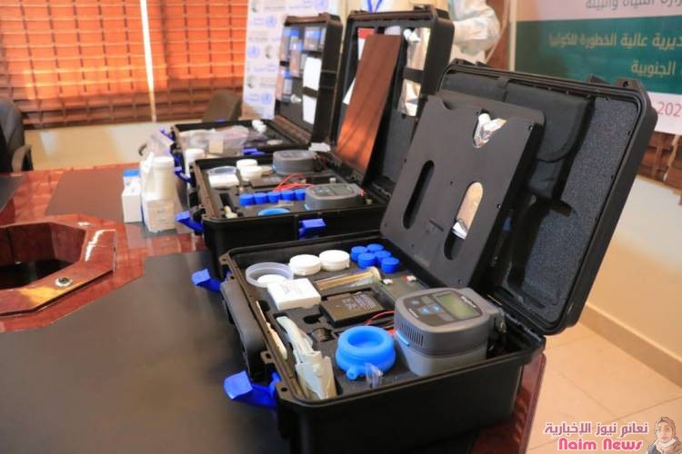 مركز الملك سلمان للإغاثة يسلّم أجهزة مختصة لفحص وتنقية المياه ومكافحة الكوليرا لوزارة المياه والبيئة اليمنية