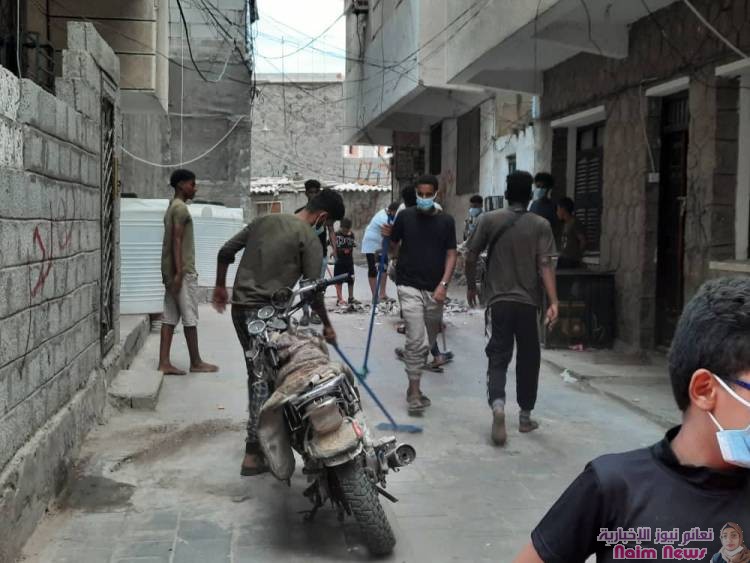 عطاء الخير تنفذ حملة للنظافة بمديرية صيرة