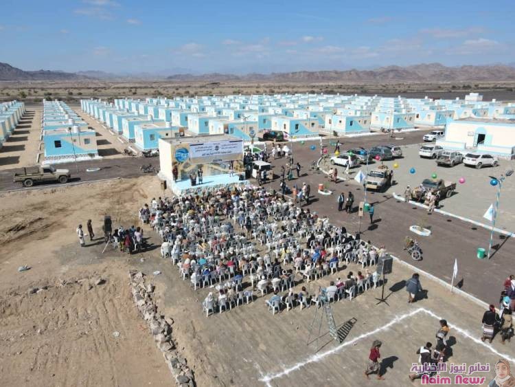 افتتاح قرية يمن الخير في محافظة لحج