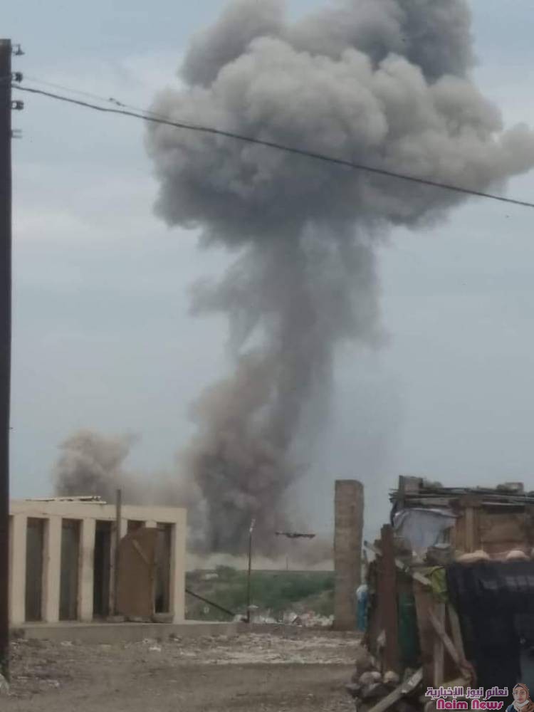 انفجارات تهز قاعدة العند