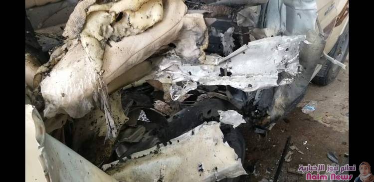 انفجار عبوة ناسفة بسيارة (جيب)، بوسط مدينة تعز