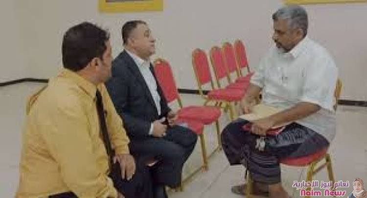 أمين عام محلي أبين يناقش مع مدير عام مديرية مودية تفعيل دور القضاء في المديرية