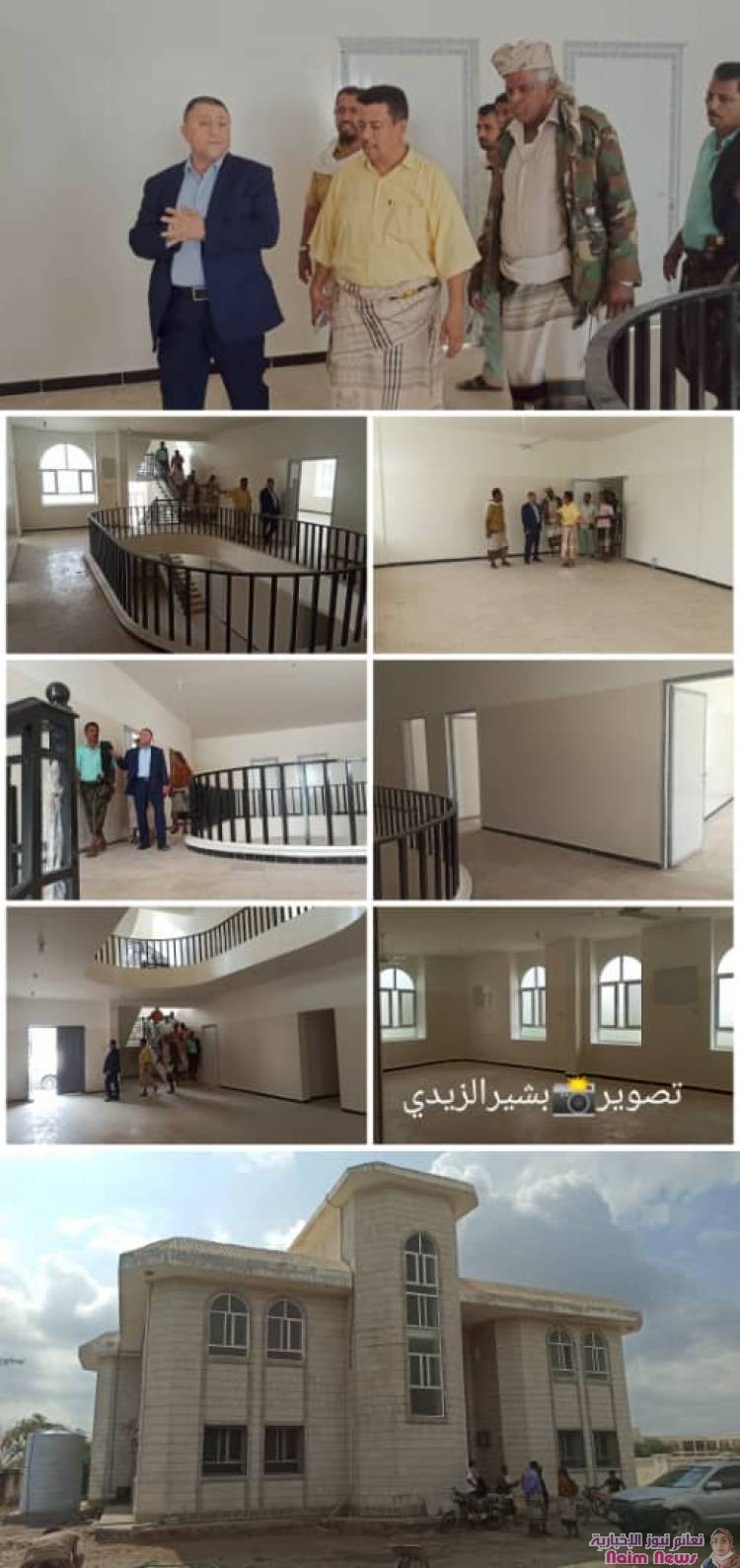 أمين عام محلي أبين يقوم بجولة ميدانية للمركز الطبي في مدينة المخزن ومركز الحميات بمديرية خنفر .