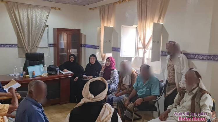 اللجنة الوطنية للتحقيق تعقد جلسة استماع لعدد من ضحايا الانتهاكات المختلفة في محافظة الضالع