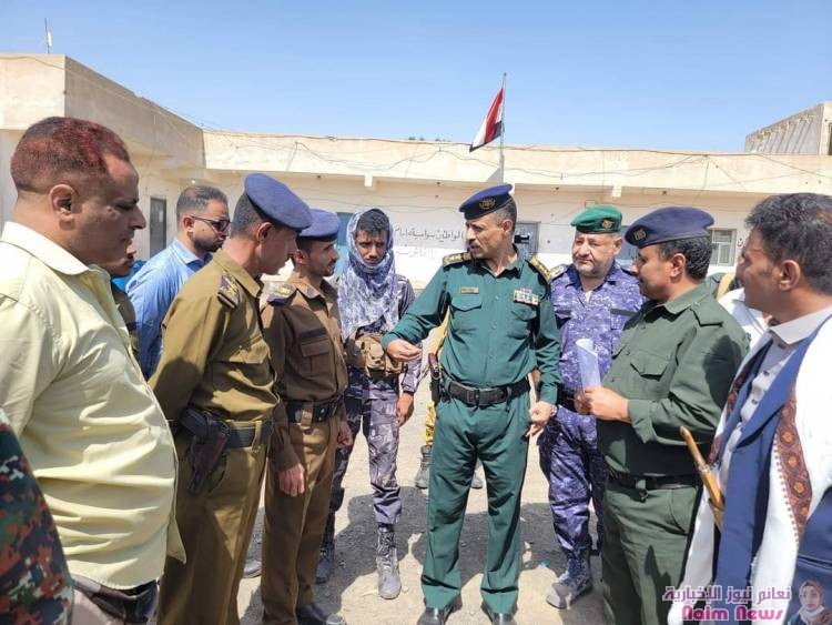 استمراراً للزيارات العيدية نائب مدير عام الشرطة يزور المرافق الامنية بارياف المحافظة