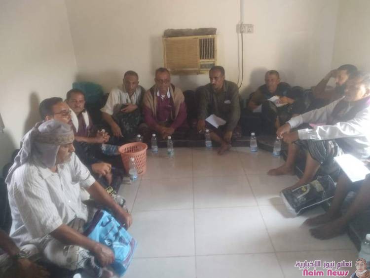 قيادة انتقالي رباعية ردفان تعقد لقاء مشترك مع إدارة وموظفي كهرباء منطقة ردفان .