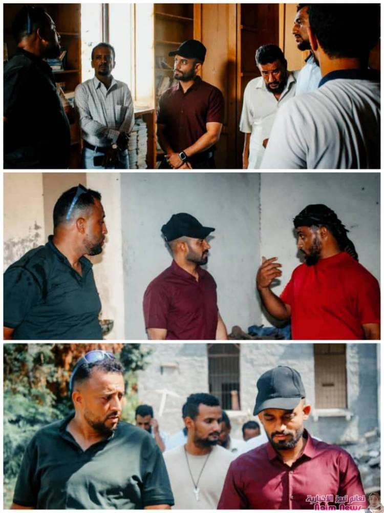 عدن/مدير عام مديرية صيرة يتفقد مقر المتحف الوطني في قصر السلطان العبدلي الذي سيتم تأهيله قريبا 