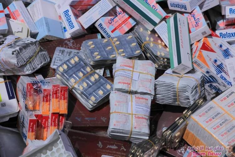 اتلاف 2 طن من الأدوية المهربة 