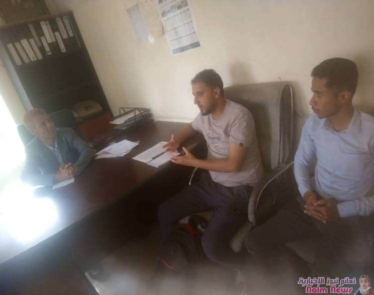 تعز.. القائم بأعمال مدير عام التعزية يلتقي ممثلي منظمة صناع النهضة