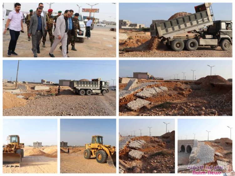 بإشراف وزير الأشغال .. بدء تنفيذ مشروع صيانة الطرق الرئيسية في مدينة الغيضة بمحافظة المهرة 