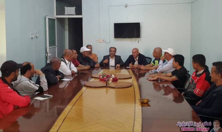 تعز.. فؤاد فاضل يلتقي فرع اتحاد كرة القدم وممثلي أندية الأندية الرياضية 
