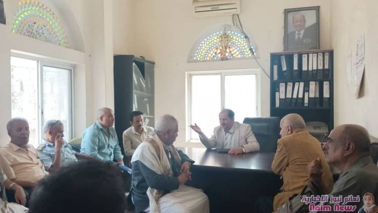 المكتب التنفيذي لمديرية التعزية يعقد اجتماعه الدوري لشهر أغسطس 