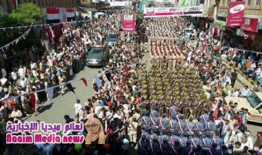 احتفاءً بعيد الثورة..عروض عسكرية مهيبة في تعز