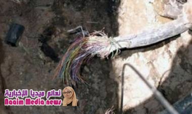 مارب: كلفوت آخر بمارب يعود من جديد ويقطع كابلات الاتصالات والانترنت