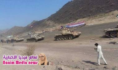 بالدبابات والسلاح الثقيل.. الانتقالي يستعرض ”عضلاته” بردفان