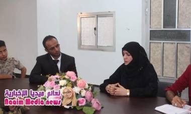 نائب وزير الصحة والسكان في حكومة الشباب  يلتقي وكيل المحافظة للشؤون الصحية  لمحافظة تعز .