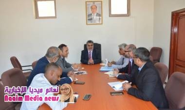 باصهيب يناقش معوقات العمل مع مدير الأوتشا في اليمن