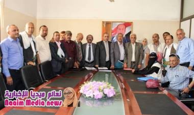 وكيل أول يستقبل فريق مشترك من المفوضية السامية للأمم المتحده ومكتب النائب العام والداخلية لزيارة السجون