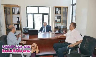 وكيل أول محافظة تعز يتفقد سير اداء العمل بفرع الهيئة العامة للتأمينات والمعاشات في المحافظة