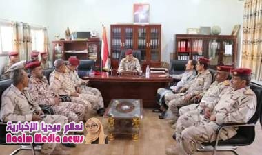 تعز ...اجتماع للقياده العسكريه بالمحافظة