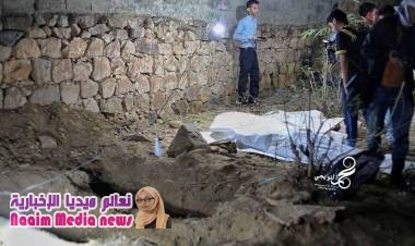 الأجهزة الأمنية في تعز تعثر على مقبرة سرية جماعية 