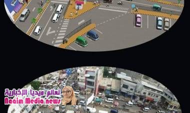  إزالة الاكشاك والبسطات من منطقة جولة المركزي تقاطع التحرير الاعلى مع الاسفل