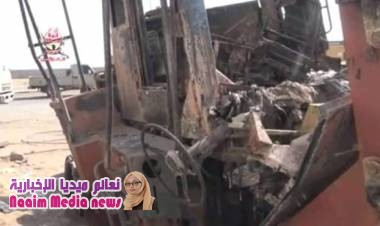 استهدفت مليشيات الحوثي الجرافات وفرق فتح الطرقات التي تقوم بفتح الطرقات إلى مدينة الحديدة و الخط الرئيسي