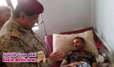 مصابين الطائره المسيره على معسكر العند