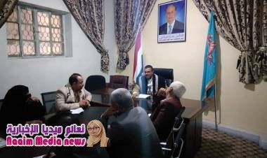 جامل : يرأس إجتماعاً لقيادة فرع المؤتمر بتعز