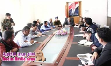 مدير عام شرطة يلتقي برؤساء العمل في المجال الإغاثي والإنساني. 