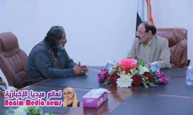 نائب رئيس الجمهورية يلتقي محافظ الجوف ويشدد على ضرورة مضاعفة وتوحيد الجهود لاستكمال تحرير المحافظة