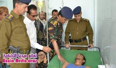 مدير عام شرطة محافظة تعز يزور مرافق رئيس محكمة الإستئناف ويطمئن على صحته...