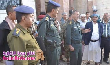 لجنة من قيادة شرطة محافظة تعز تقوم بعدد من الزيارات لإدارات شرطة المديريات وأقسام الشرطة  ..