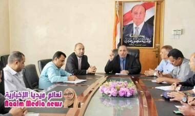 وكيل أول المحافظة ووكيل وزارة النفط يلتقيان بمدراء ومسؤولي فرع شركة النفط والغاز  بالمحافظة