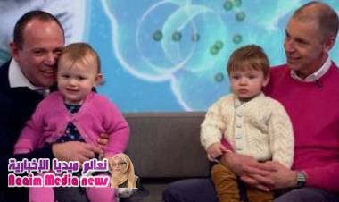 ولادة توأم من رجلين مختلفين